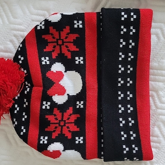 Disney Minnie Mouse Girls Beanie and Glove set - Picture 3 of 4